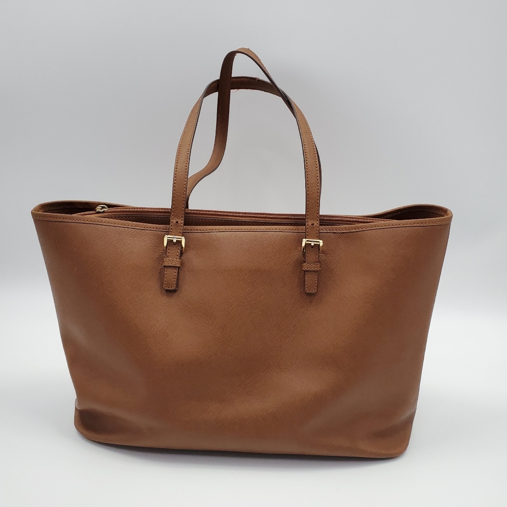 Michael Kors Jetset Tote Bag Camel Brown Career - Picture 2 of 5